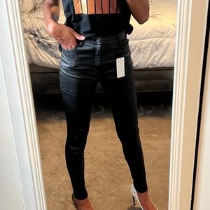 Faux Leather Pants